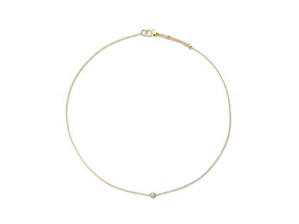 Nanis Dancing in the Rain Elite Collier Gelbgold 40cm mit Brillanten 0,190ct – Halsschmuck Collier aus 750 Gelbgold.