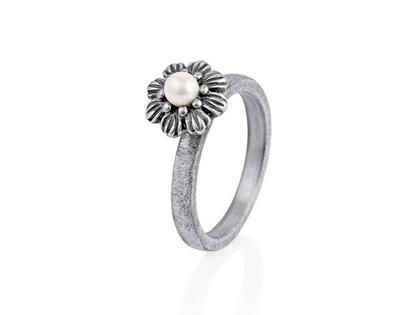 Drachenfels Design Queen Lisbeth Ring Silber 14 Vintage – Ringe Ring mit Besatz aus 925 Silber.