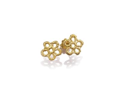 Brigitte Adolph Jewellery Design Buschwindröschen Ohrstecker Gelbgold 12mm – Ohrschmuck Ohrstecker in gelbgold und aus 750 Gelbgold.