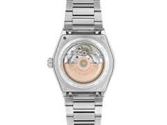 Frederique Constant Highlife Automatic Chronometer Edelstahl 41mm graues Zifferblatt Metallband und Kautschukband – Herrenuhren Uhr mit Datum aus Edelstahl und Kautschuk. Das Gehäuse ist rund und silber. Das Edelstahlarmband ist silber. Das Zifferblatt ist ein Index in grau. – Ansicht 3