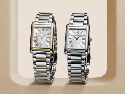 Maurice Lacroix Fiaba Square Quarz Edelstahl 24x34mm silbernes Zifferblatt Metallband – Damenuhren Uhr ohne Datum aus Edelstahl. Das Gehäuse ist rechteckig und silber. Das Edelstahlarmband ist silber. Das Zifferblatt ist römisch und silber. – Ansicht 4