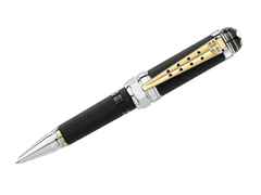 Montblanc Special Edition Great Characters Elvis Presley Kugelschreiber – Schreibgeräte Kugelschreiber in schwarz und aus Edelharz und platiniert.