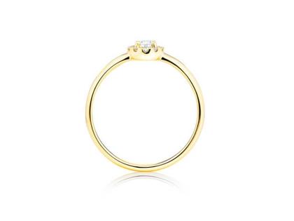 Capolavoro Magnifico Innenring Gelbgold mit Brillantrosette – Ringe Ring mit Besatz aus 750 Gelbgold. – Ansicht 2