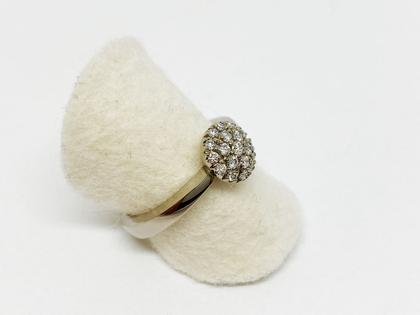 Jochen Pohl Weißgold Damenring mit Brillanten – Ringe Ring mit Besatz aus 750 Weißgold.
