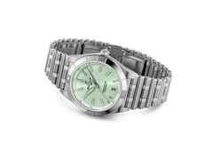Breitling Chronomat Automatic 36 Edelstahl grünes Zifferblatt Metallband – Damenuhren Uhr mit Datum aus Edelstahl. – Ansicht 2
