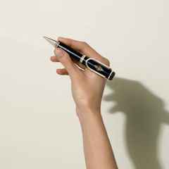 Montblanc Special Edition Great Characters Great Gatsby  Kugelschreiber – Schreibgeräte Kugelschreiber in blau und platiniert. – Ansicht 3