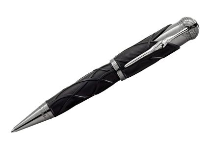 Montblanc Writers Edition                  2022: Limited Edition Gebrüder Grimm 3er Set – Schreibgeräte Stiftset in schwarz und aus 750 Gelbgold, Edelharz und Ruthenium. – Ansicht 2