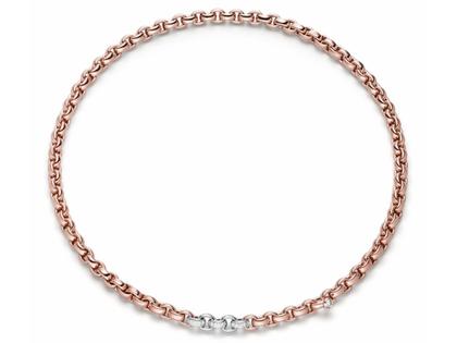 IsabelleFa ChaCha Collier Rougeroyal 6mm Pavé – Halsschmuck Collier aus 750 Gelbgold.