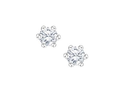 Giloy-Bellaluce Bella Luce Ohrstecker Weißgold mit Brillant 0,180ct – Ohrschmuck Ohrstecker aus 585 Weißgold.