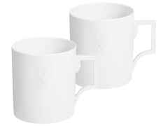 Meissen MUG Collection Henkelbecher Set "Schwerter weiß" – Porzellanwaren Tafelporzellan in weiß und aus Porzellan.