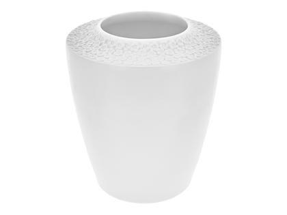 Porzellanwaren Porzellanvase in weiß und aus Porzellan.