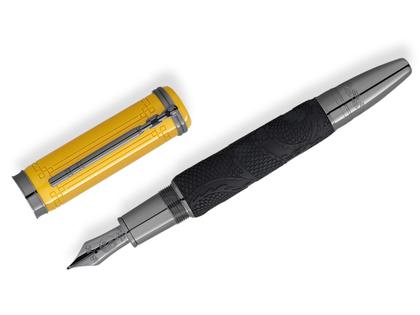 Montblanc Great Characters Homage to Bruce Lee Special Edition Füllfederhalter – Schreibgeräte Füllfederhalter aus 585 Gelbgold, Edelharz und und .
