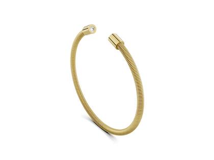 Niessing Colette Elementyx Space Zylinder Armreif Classic Yellow 56mm mit Brillanten 0,200ct – Armschmuck Armreif in gelbgold und aus 750 Gelbgold.