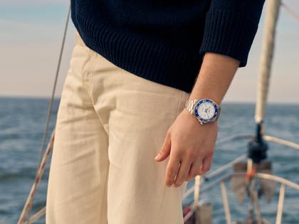 Longines HydroConquest Sylt Edition 2026 Automatik Edelstahl 42mm weißes Zifferblatt Metallband – Herrenuhren Uhr mit Datum aus Edelstahl und Keramik. Das Gehäuse ist rund und silber. Das Edelstahlarmband ist silber. Das Zifferblatt ist ein Index in weiß. – Ansicht 21