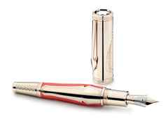 Montblanc Writers Edition             2018: Homer Limited Edition Homage to Iliad 1581 – Schreibgeräte Füllfederhalter in gelbgold und aus 750 Gelbgold und Edelharz.