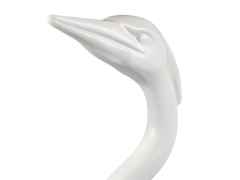 Meissen Figur Reiher weiß – Porzellanwaren Porzellandekoration in weiß und aus Porzellan. – Ansicht 2