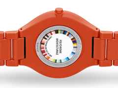 Rado True Thinline Les Couleurs Le Corbusier Quarz Keramik Powerful Orange 4320S – Damenuhren Uhr ohne Datum aus Keramik und Titan. – Ansicht 3