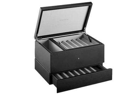 Montblanc Meisterstück Leder Sammlerbox Modul für 8 Schreibgeräte – Büroaccessoires Sonstige Accessoires in schwarz und aus Sonstiges. – Ansicht 3