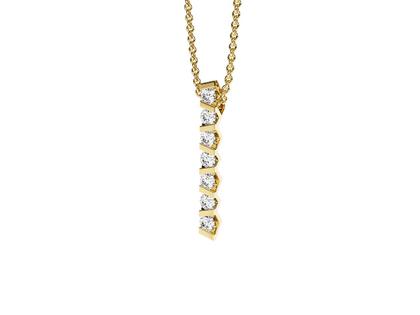 Niessing Vivida Anhänger Classic Yellow 3,5mm mit Brillanten 1,12ct – Anhänger Anhänger mit Besatz aus 750 Gelbgold.