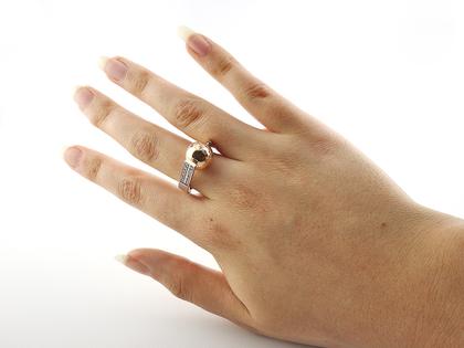 Jörg Heinz Ring aus Weißgold mit Wechselschließenfunktion und Brillanten 0,170ct – Ringe Ring mit Besatz in silber und aus 750 Weißgold. – Ansicht 5