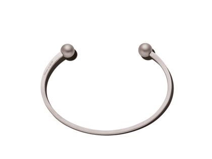 Niessing Now Armspange mit 2 Kugeln Galaxy Lava 10 mm mit Brillant – Armschmuck Armspange aus Silber-Gold Legierung - 90 S.