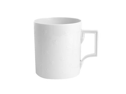Meissen Geschenk-Set "Schloss Wackerbarth Weiß & Heiß" Glühwein mit zwei Henkelbechern weiß – Porzellanwaren Tafelporzellan in weiß und aus Porzellan. – Ansicht 2