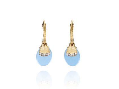 Ohrschmuck Ohrhänger aus 750 Gelbgold.