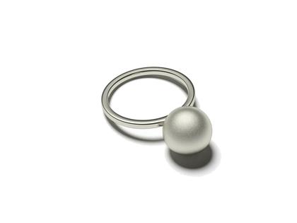 Niessing Now Galaxy  Ring 10mm Lime matt – Ringe Ring aus Silber-Gold Legierung - 90 S.