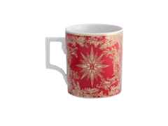 Meissen MUG Collection Henkelbecher "Meissen Christmas Star" rot – Porzellanwaren Tafelporzellan in weiß und aus Porzellan und vergoldet. – Ansicht 2