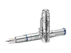 Montblanc Limited Edition Miles Davis Füllhalter 1926 – Schreibgeräte Füllfederhalter platiniert. – Ansicht 2