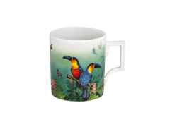 Meissen MUG Collection Henkelbecher Amazonas - Dottertukan – Porzellanwaren Tafelporzellan in weiß und aus Porzellan.