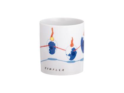 Meissen MUG Henkelbecher Juwelier Roller Art Edition "Steffen Volmer, Komplex" – Porzellanwaren Tafelporzellan in weiß und aus Porzellan und vergoldet. – Ansicht 2