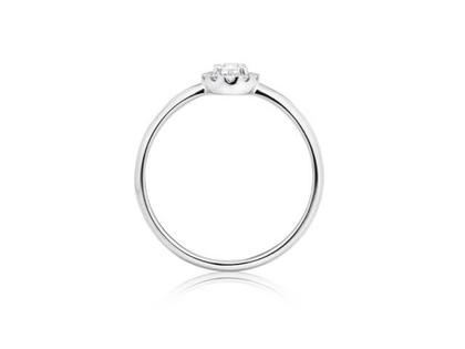Capolavoro Magnifico Innenring Weißgold mit Brillantrosette – Ringe Ring mit Besatz aus 750 Weißgold. – Ansicht 2