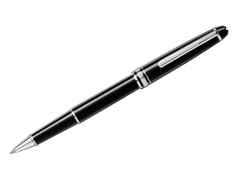 Montblanc Meisterstück Classique Rollerball Edelharz platinumbeschichtet – Schreibgeräte Rollerball aus Edelharz und und platiniert.
