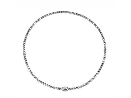 Halsschmuck Collier aus 750 Weißgold.