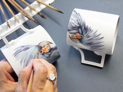 Meissen MUG Collection Henkelbecher "Tropic Bird" – Porzellanwaren Tafelporzellan in weiß und aus Porzellan. – Ansicht 3