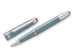 Montblanc Meisterstück X Olympic Heritage Chamonix 1924 Classique Rollerball Edelharz platinumbeschichtet – Schreibgeräte Rollerball in grau und aus Edelharz, Metall und platiniert.