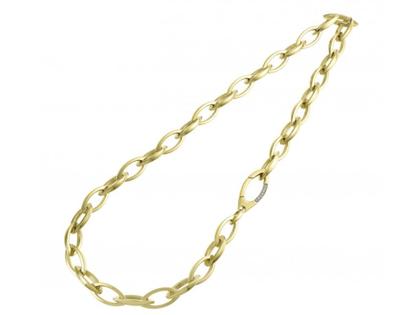 Chimento Link Sensi Collier Gelbgold 45,0cm mit Brillanten 0,130ct – Halsschmuck Collier in gelbgold und aus 750 Gelbgold.