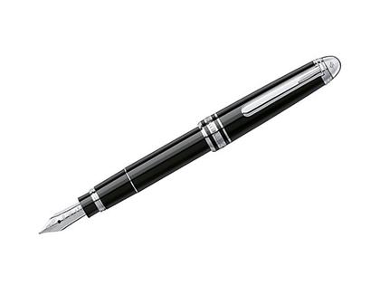Montblanc Mozart  Füllfederhalter Meisterstück Diamant Edelharz platinumbeschichtet – Schreibgeräte Füllfederhalter aus 585 Gelbgold, Edelharz und und .
