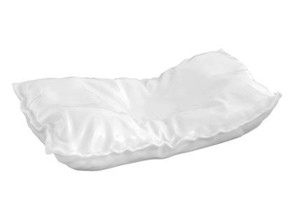 Meissen Schale Porzellankissen weiß 36cm – Porzellanwaren Porzellandekoration in weiß und aus Porzellan.