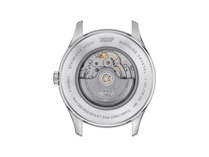 Tissot Heritage Visodate Powermatic 80 Edelstahl schwarzes Zifferblatt schwarzes Lederband kaufen