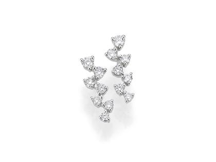 N1 Diamonds Ohrstecker Weißgold Brillanten – Ohrschmuck Ohrstecker aus 585 Weißgold.