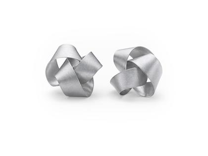 Niessing Papyr Ohrstecker Platin 8mm – Ohrschmuck Ohrstecker aus 950 Platin.