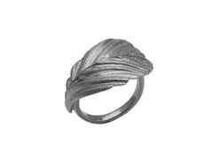 Heiring Faggio Ring Groß Silber schwarz rhodiniert – Ringe Ring aus 925 Silber und und rhodiniert.