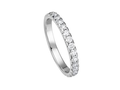 Giloy-Bellaluce Bella Luce Damenring 0,50ct – Ringe Ring mit Besatz aus 585 Weißgold.