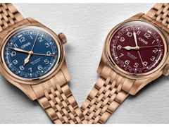 Oris Big Crown Pointer Date Automatik Bronze 40mm blaues Zifferblatt Metallband – Herrenuhren Uhr mit Datum aus Bronze und Edelstahl. Das Gehäuse ist rund. Das Armband ist ein Metallarmband. Das Zifferblatt ist arabisch Index und blau. – Ansicht 4