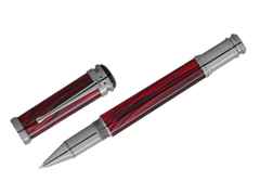 Montblanc Writers Edition                      2026: Hommage to Bram Stoker Limited Edition Rollerball – Schreibgeräte Rollerball in rot und aus Edelharz, Metall, rhodiniert und Ruthenium.