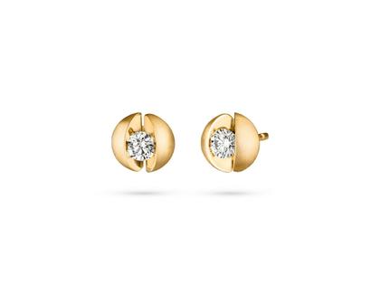 Schaffrath Calla 2 Ohrstecker Gelbgold mit Brillanten 0,46 – Ohrschmuck Ohrstecker aus 750 Gelbgold.