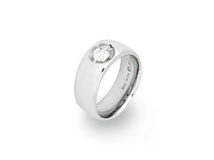 Schaffrath Liberte Arcana Damenring 518 L1063 20 Weißgold Brillant 0,31 – Ringe Ring mit Besatz aus 750 Weißgold, 800 Platin und und .