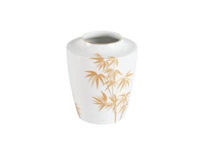 Meissen Cosmopolitan "Golden Bamboo" Vase Porzellan mit Golddekor 13,5cm – Porzellanwaren Tafelporzellan in weiß und aus Porzellan.